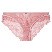 Load image into Gallery viewer, Pink Lace Cut Out Cheeky Briefs